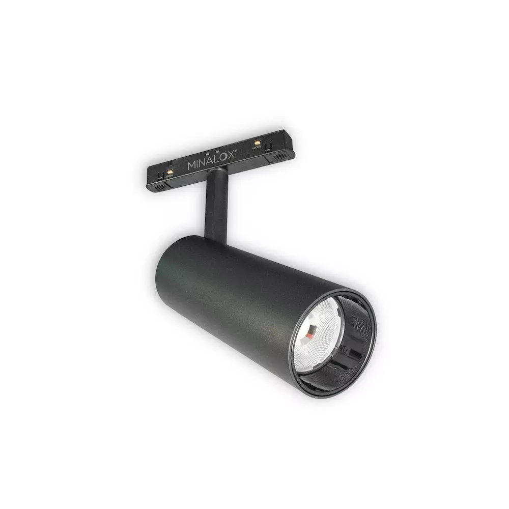 MINALOX RAILSPOT 36° FC1058 DualWhite 12W 24V 1800-4500K Black Loxone dimmable