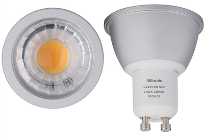 24V GU10 6W 60° PWM DIM. 2700K 600Lm