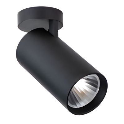 Surface-mounted spotlight including GU10 Loxone dimmable