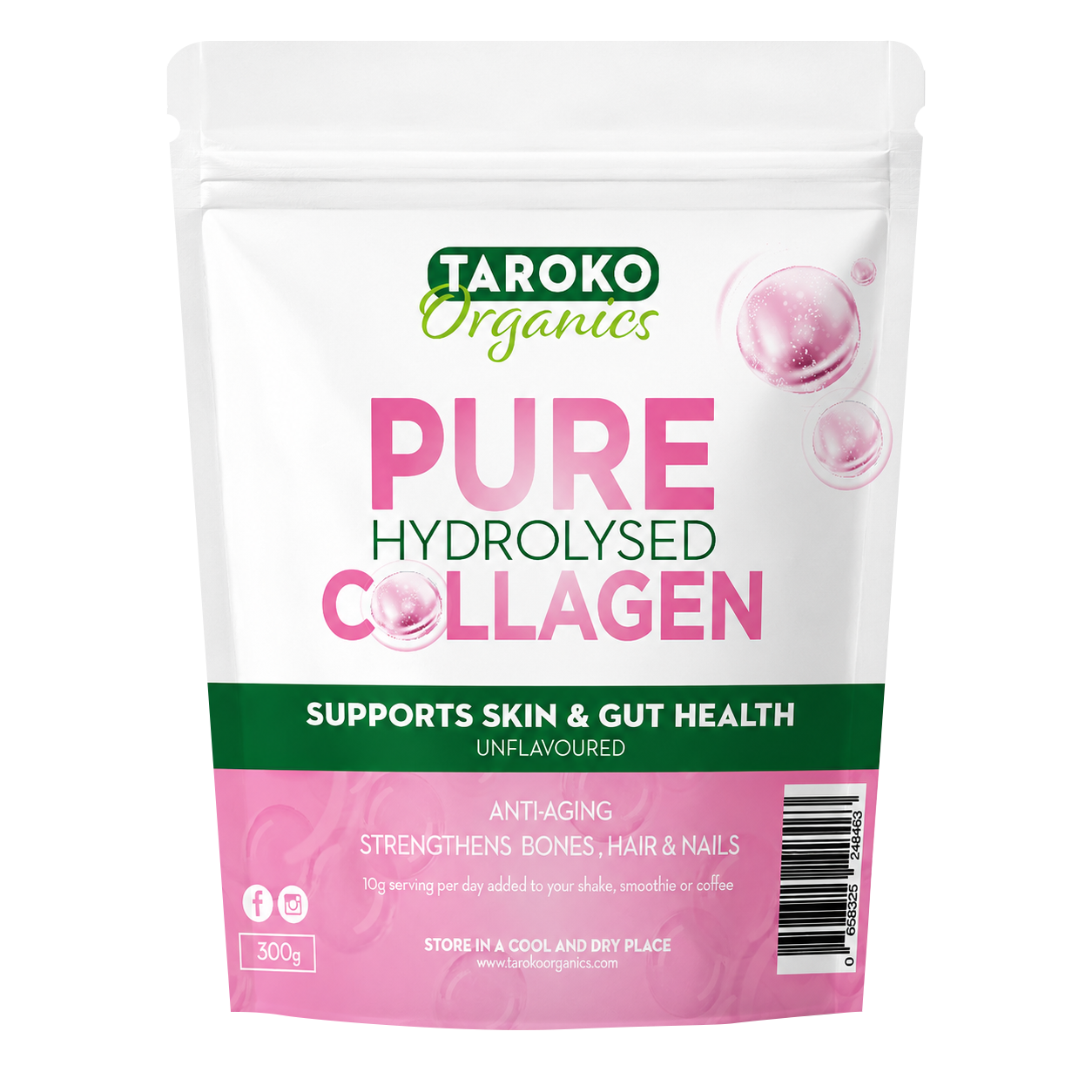 Pure Hydrolyzed Collagen 300g