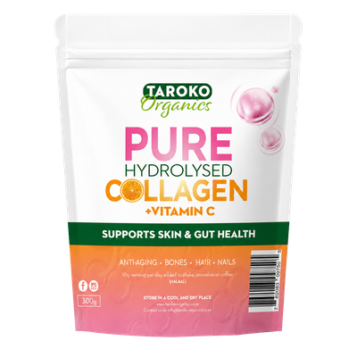 Pure Hydrolyzed Collagen + Vitamin C 300g