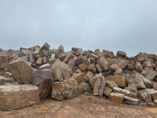 Sandstone blocks (blocky random)