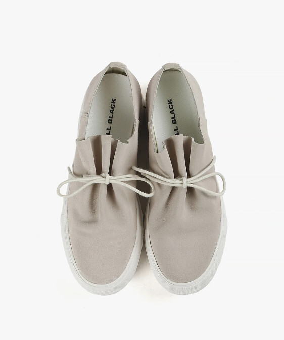 Gathered Sneaker, Color: Taupe, Size: 36 (5-5.5)