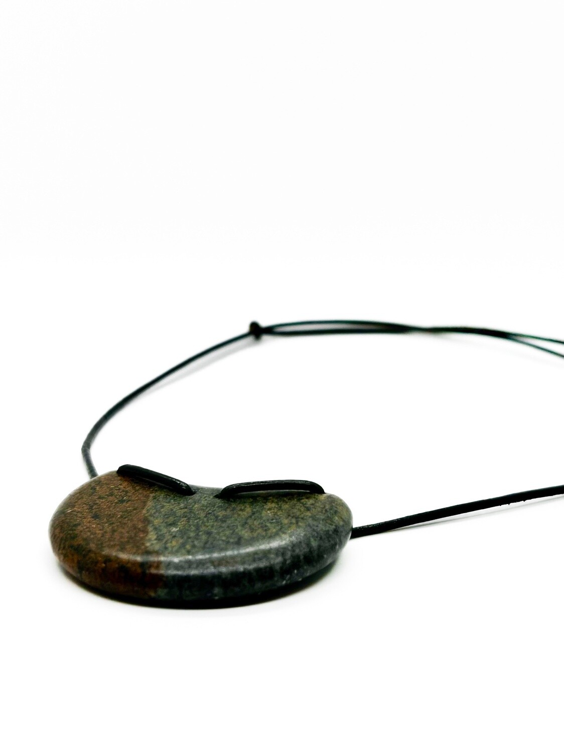 Crescent Soapstone Necklace