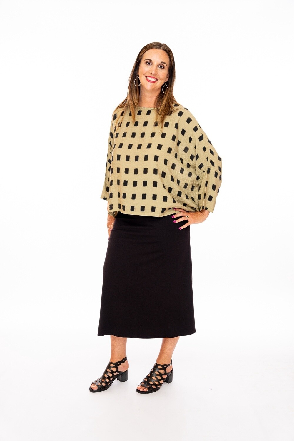 Solid Mia Skirt (Multiple Colors), Color: Black, Size: S