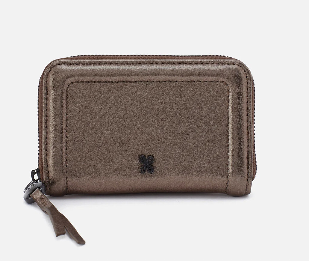Small Nila Wallet, Color: Pewter
