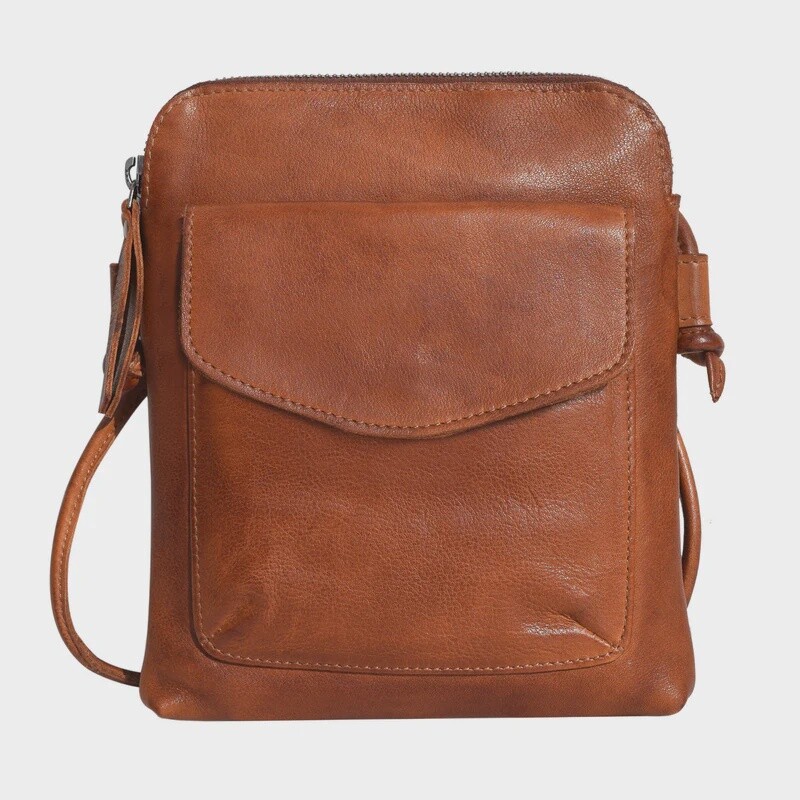 Ezra Crossbody (multiple colors), Color: Cognac