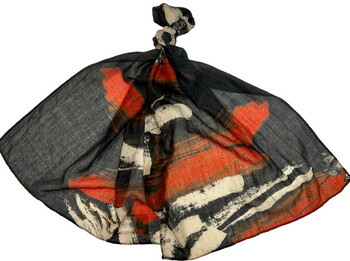 Wool Print Scarf