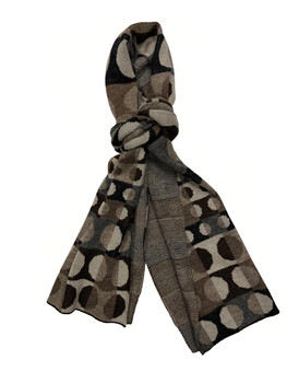 Pique Dots Scarf (multiple colors), Color: Natural, Size: One Size