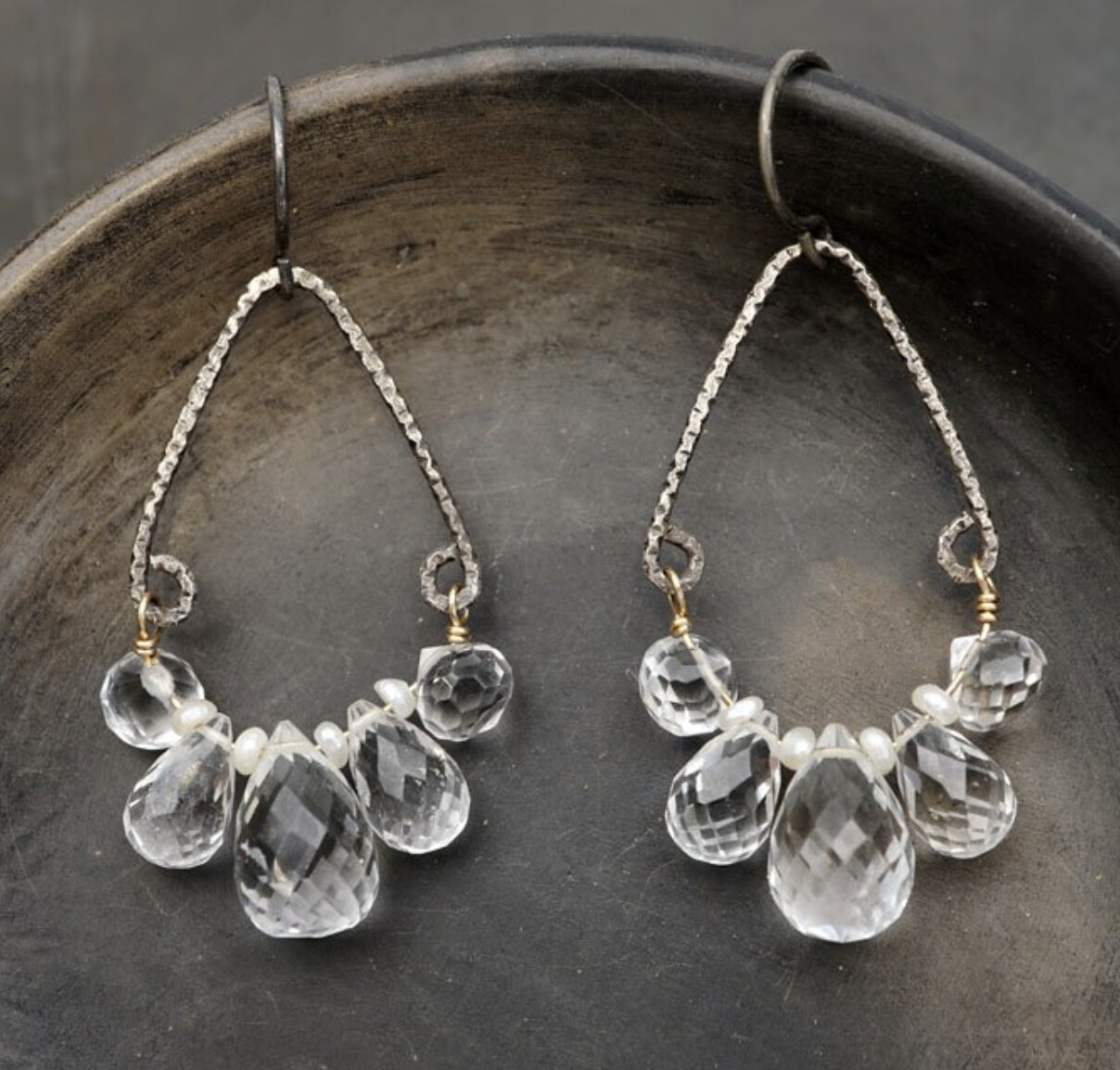 Quartz Swag Earring