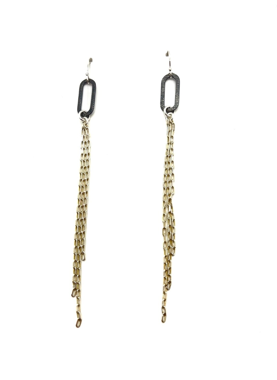 Large Linx Tassel Earring