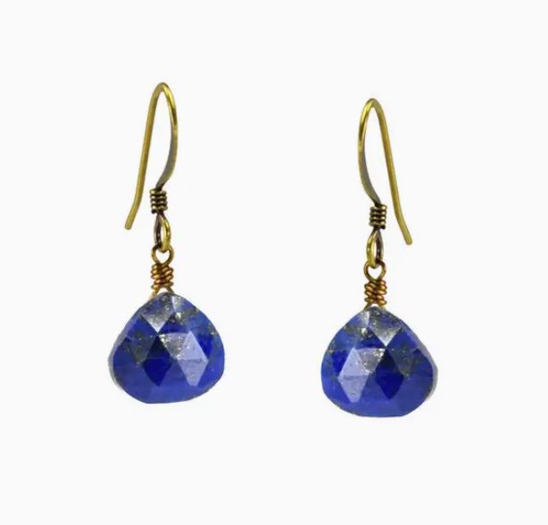 Delicate Lapis Earring