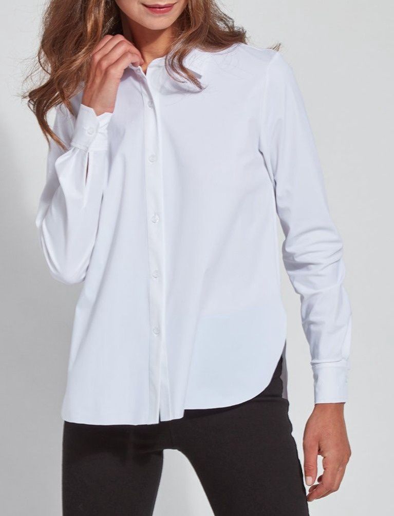 Connie Blouse, Color: White, Size: XS
