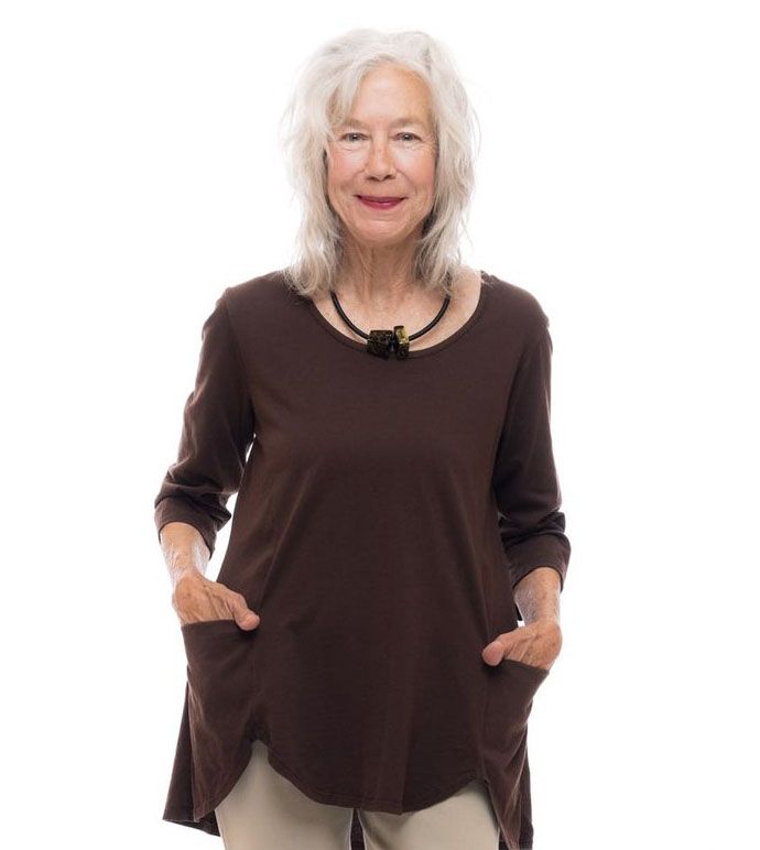 Scallop 3/4 Sleeve Tunic