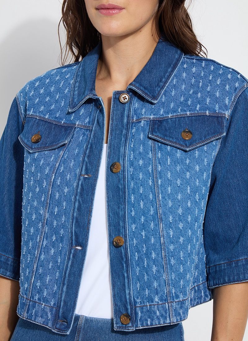 Thea Crop Denim Jacket
