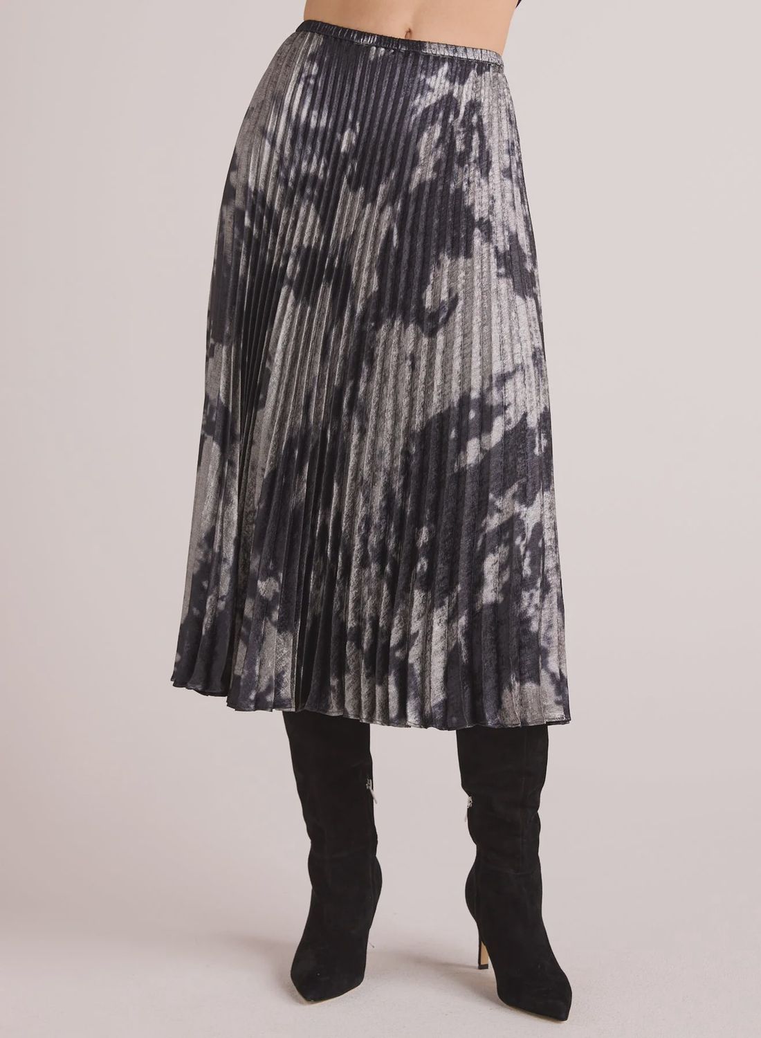 Marbled Midi Skirt