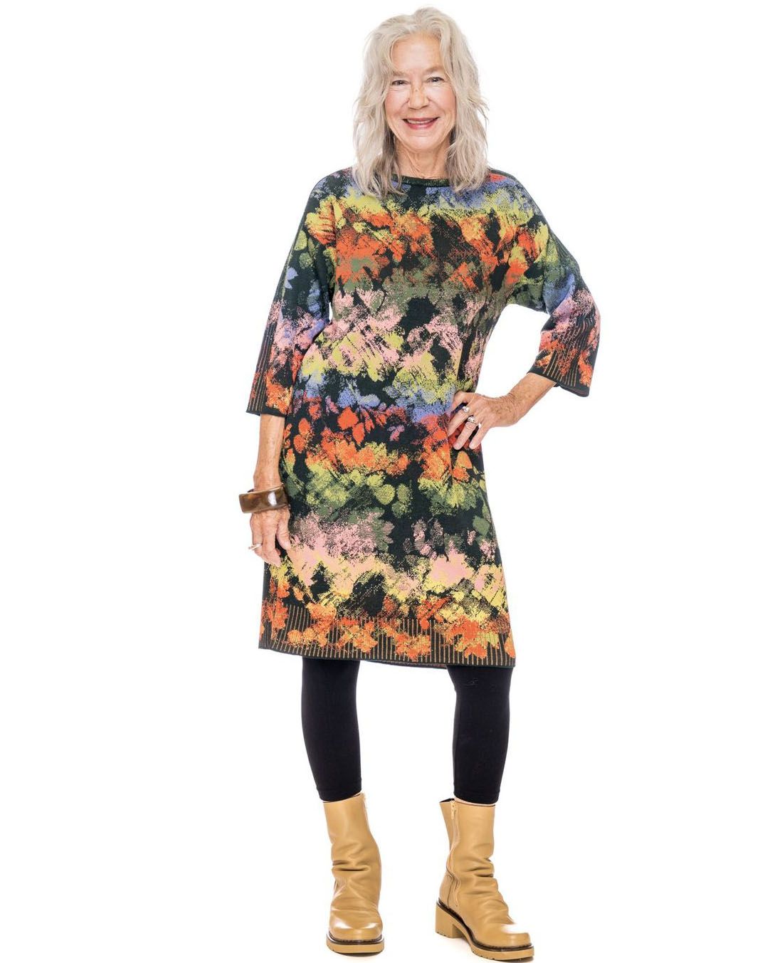Jacquard Camo Dress