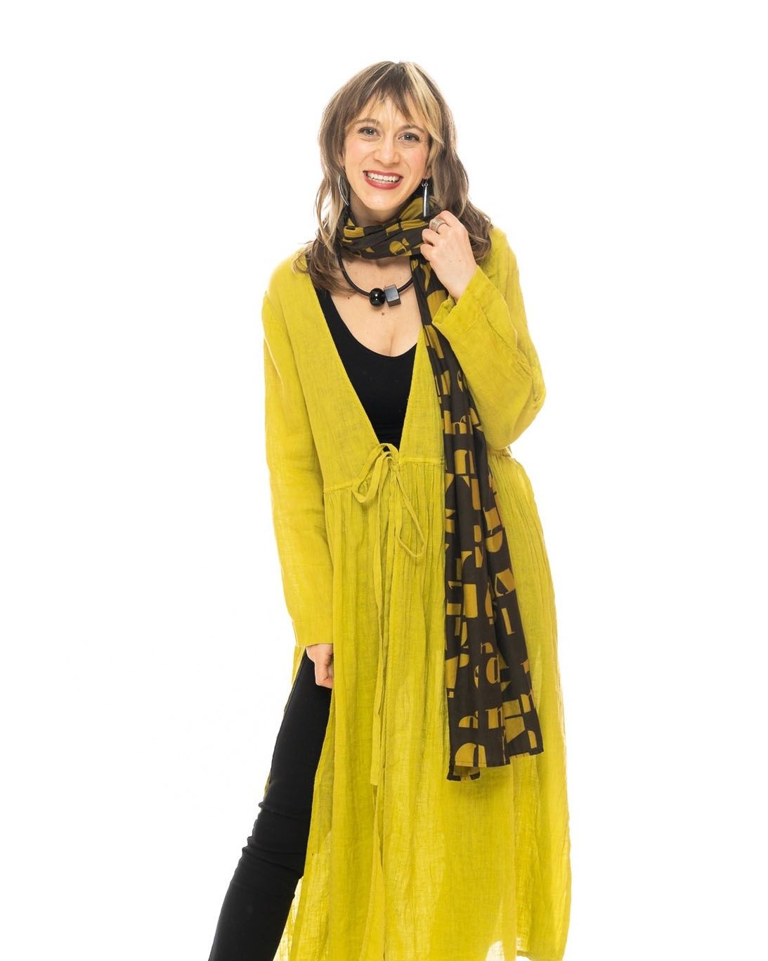 Tie Front Duster (multiple colors), Color: Lime, Size: One Size