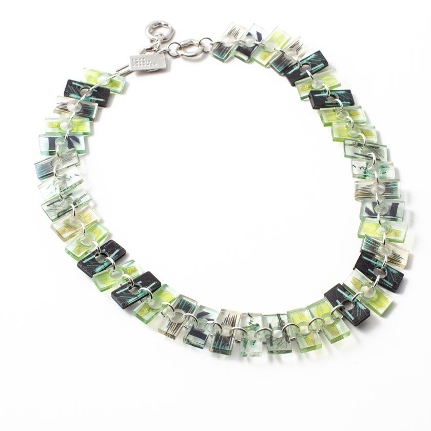 Nataline Necklace, Color: Absinthe