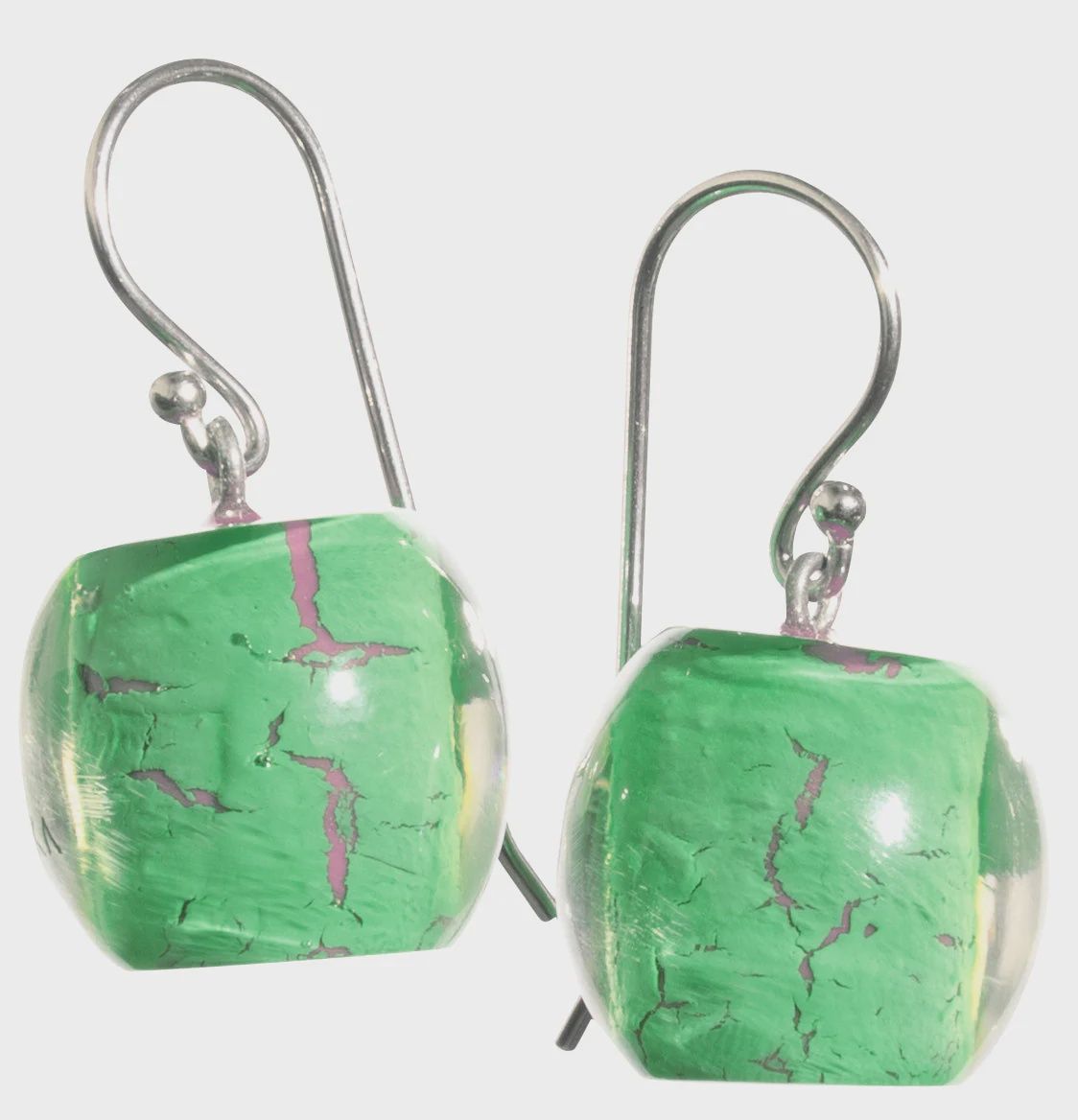 Crackle Earring (multiple colors)