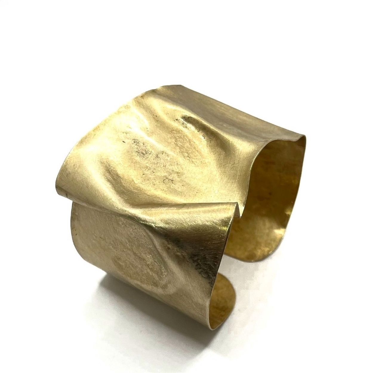 Brass Wave Cuff