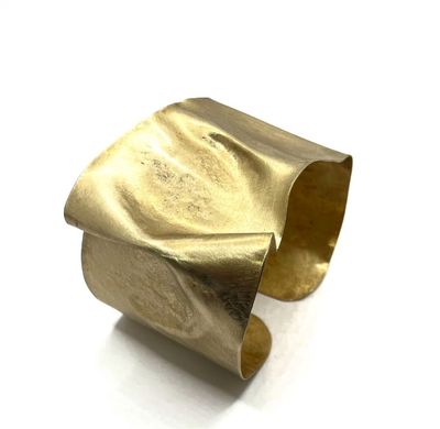 Brass Wave Cuff