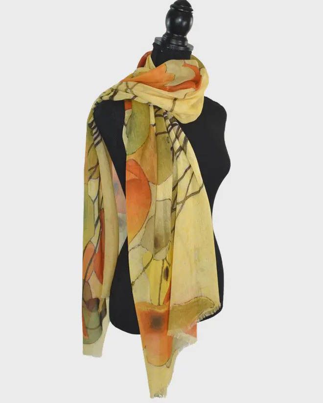 Lennon Poppy Scarf