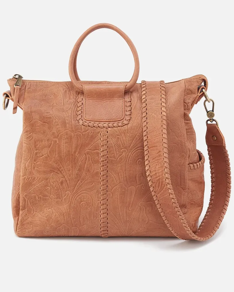 Sheila Large Satchel Embossed