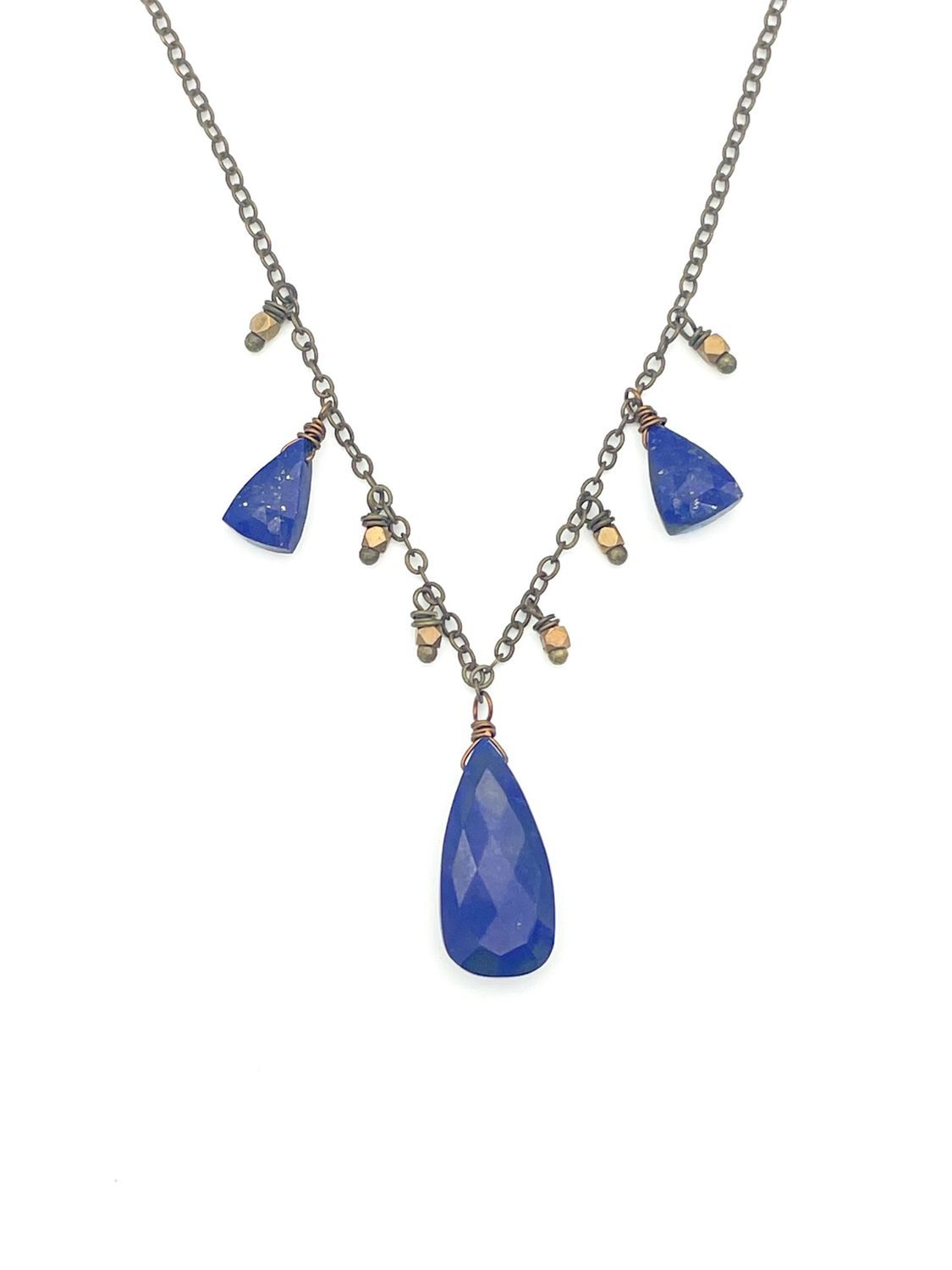 Lapis Statement Necklace
