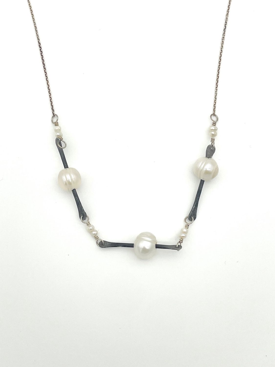 Triple Pearl Necklace