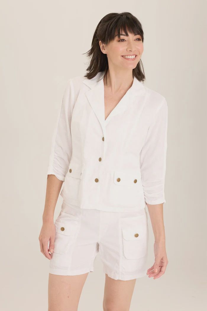 Linen Folksy Jacket (multiple colors)
