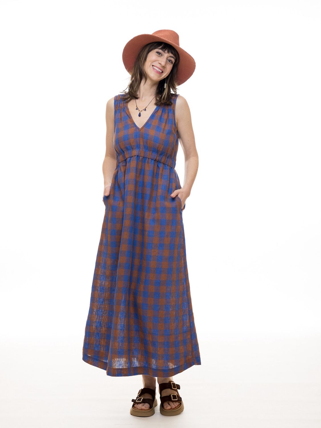 Gretta Check Dress