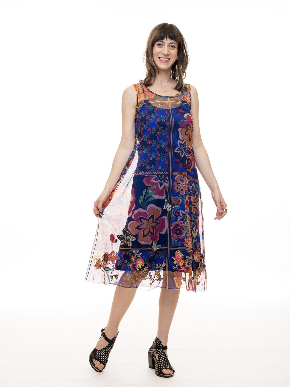Mazzy A-Line Midi Dress