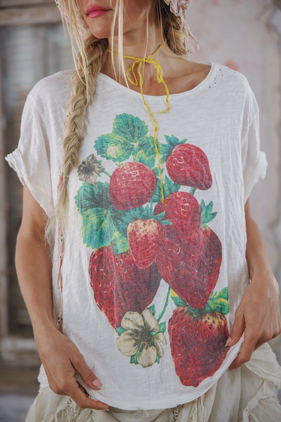 Strawberry Blooms Tee