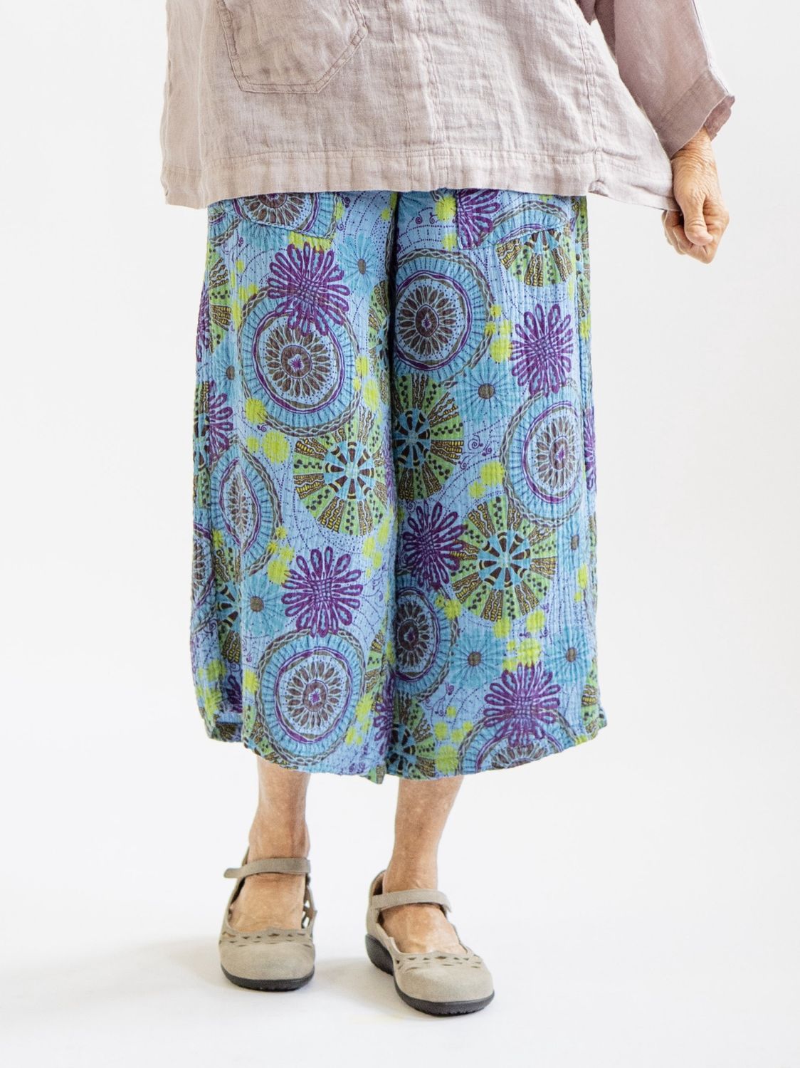 Gauze Print Pant