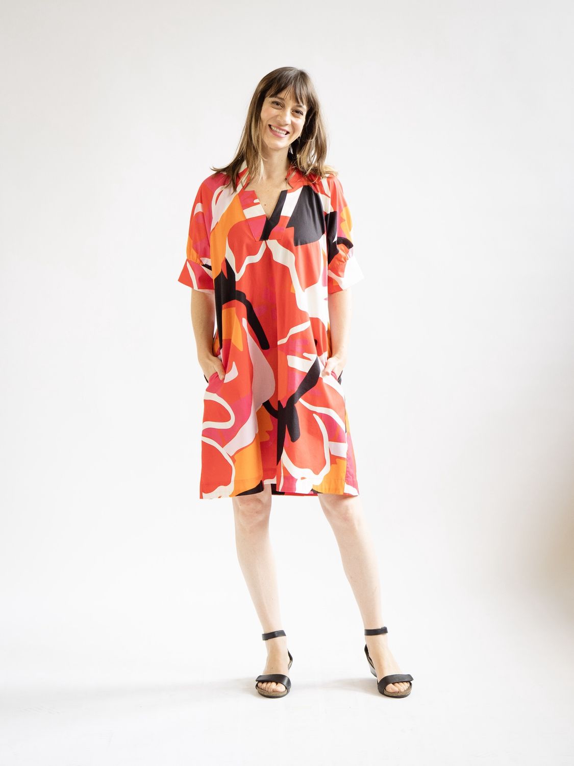 Lapel of Luxury Dress