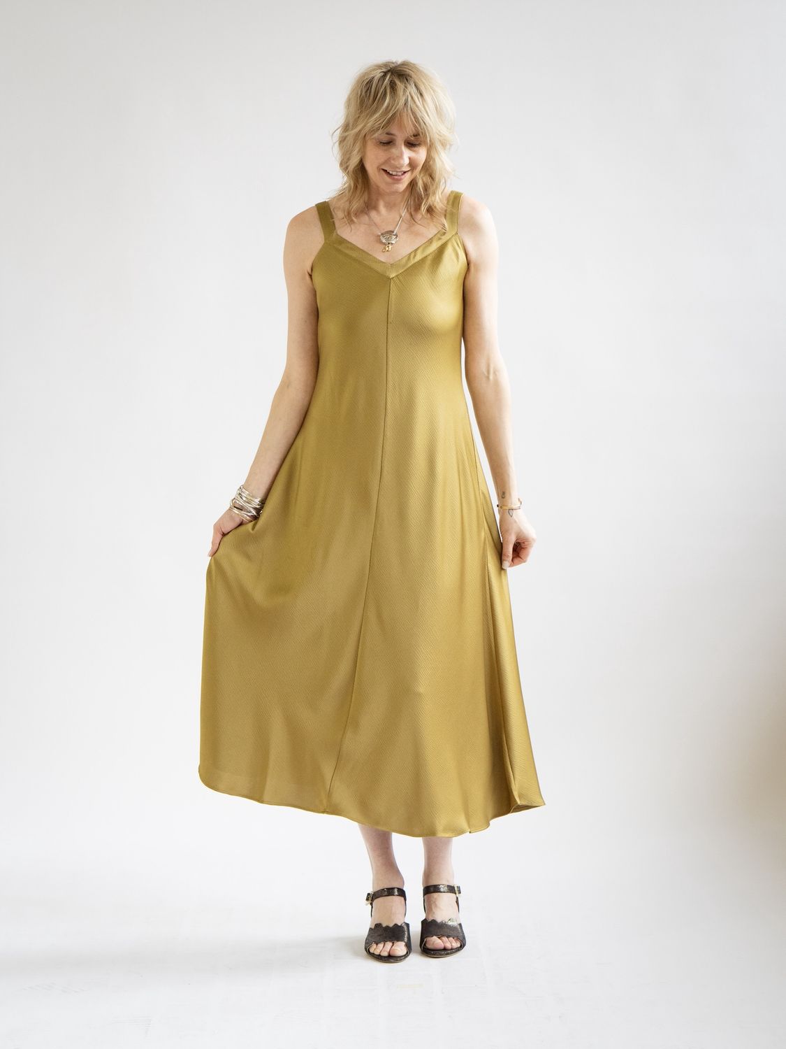 Gemma Silk Slip Dress
