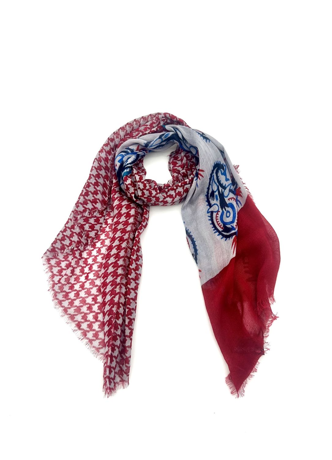 Paisley Houndstooth Neckerchief
