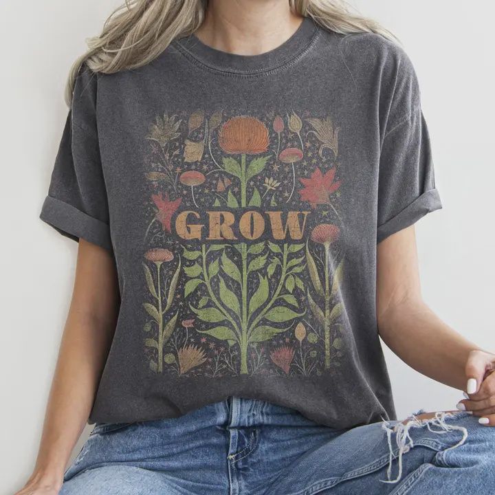 Grow Folk Art Tee