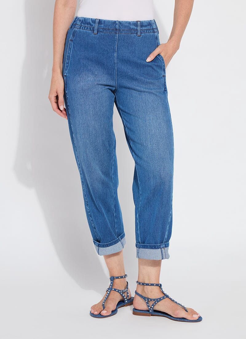 Winslet Barrel Crop Denim