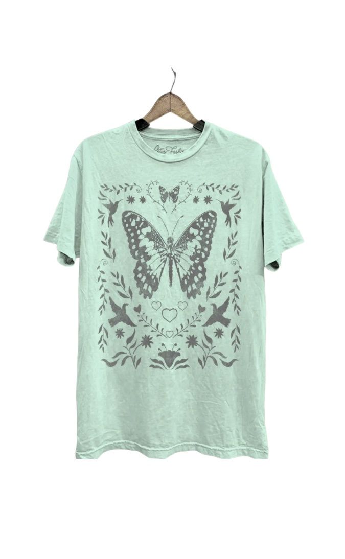 Butterfly Flowers Tee