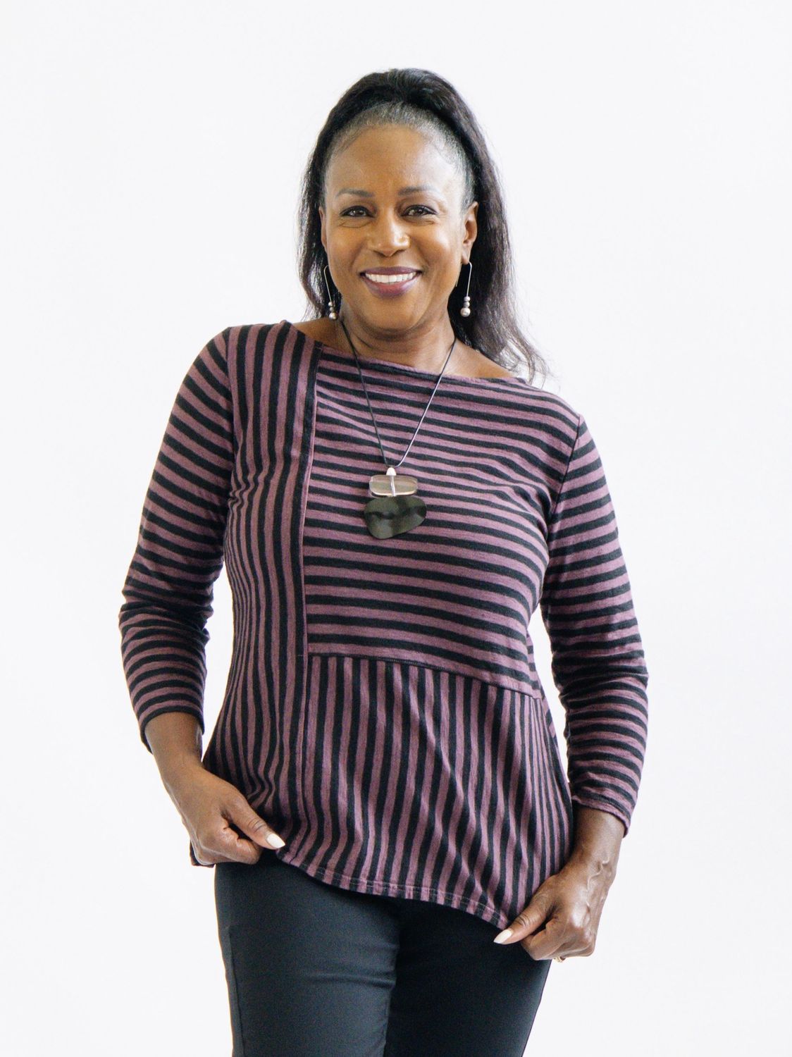 Patch Aline Boatneck Top