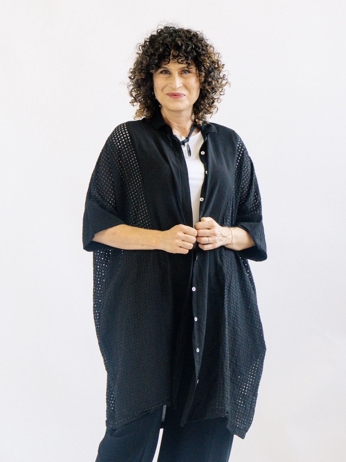 Kimono Shirt Dress