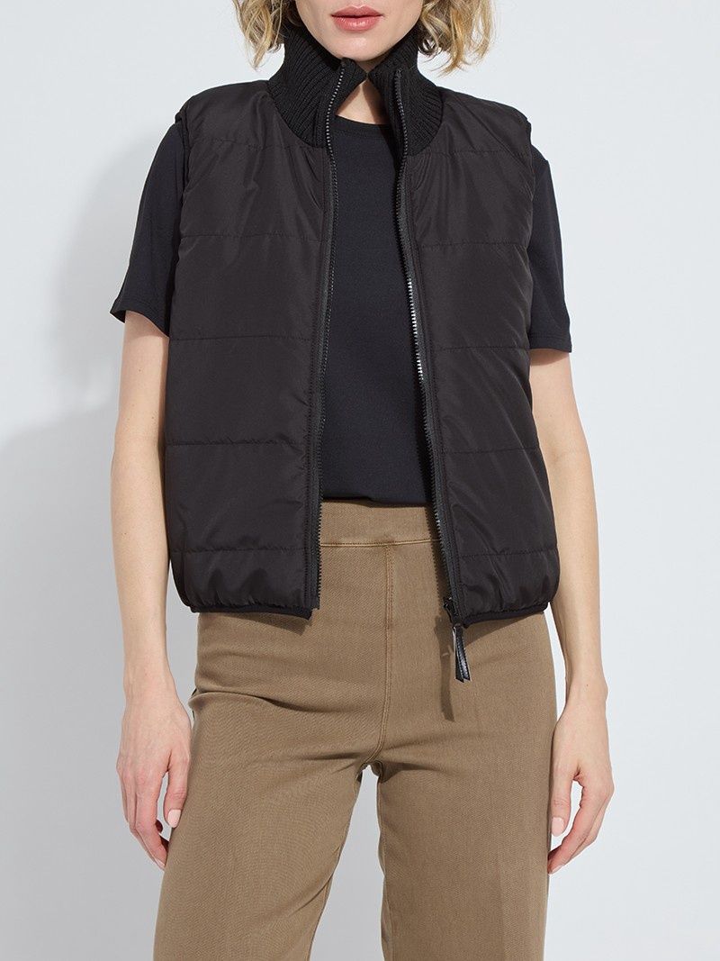 Prudence Reversible Puffer Sweater Vest