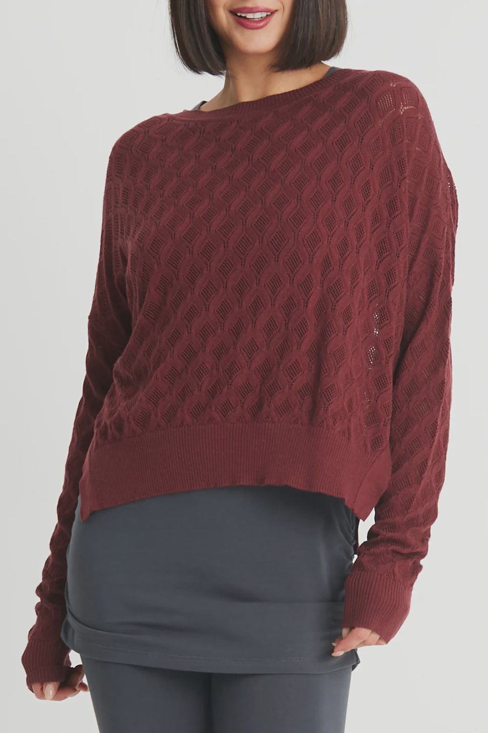 Diamond Weave Sweater