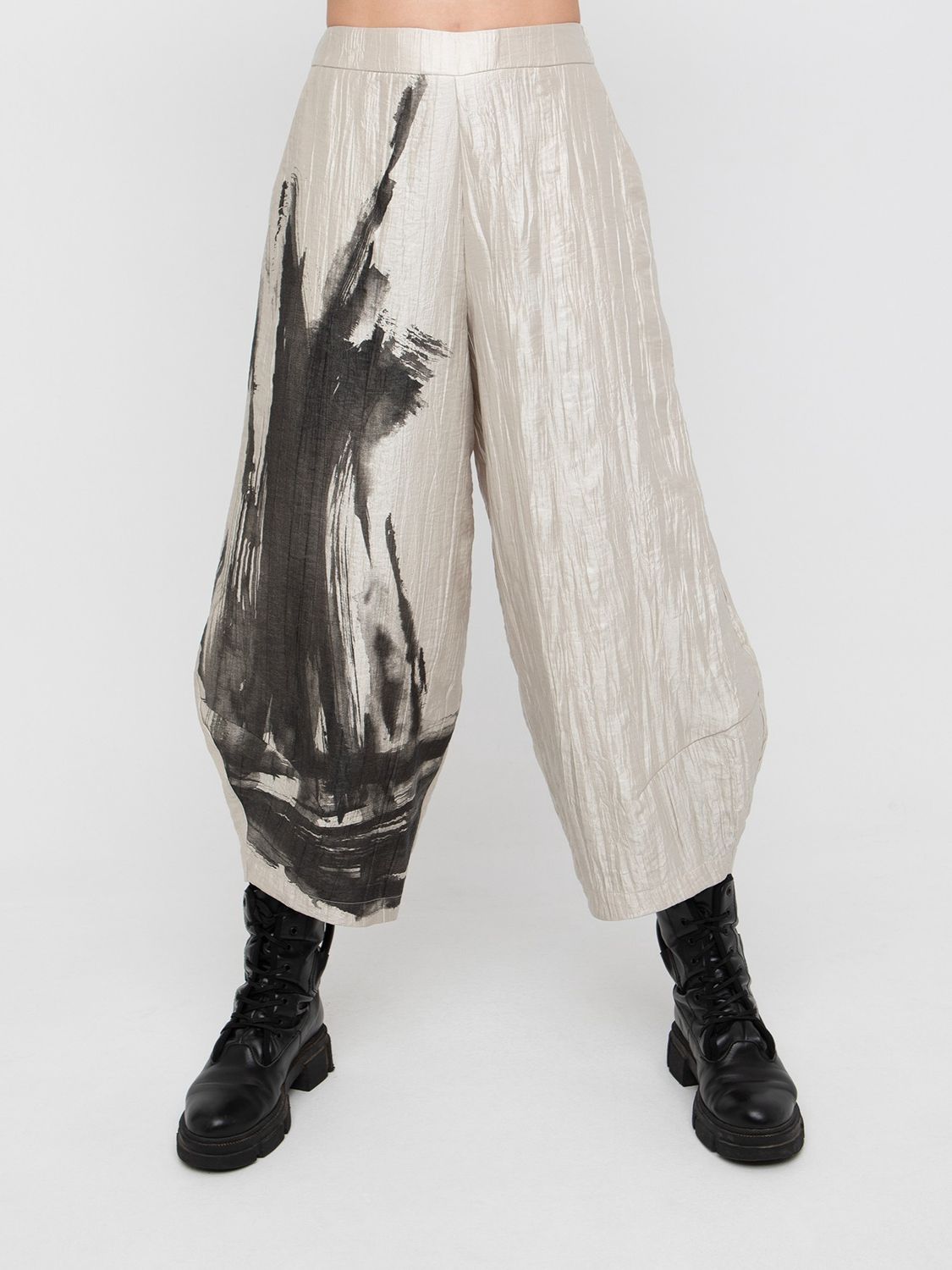 Metallic Paint Stroke Trouser