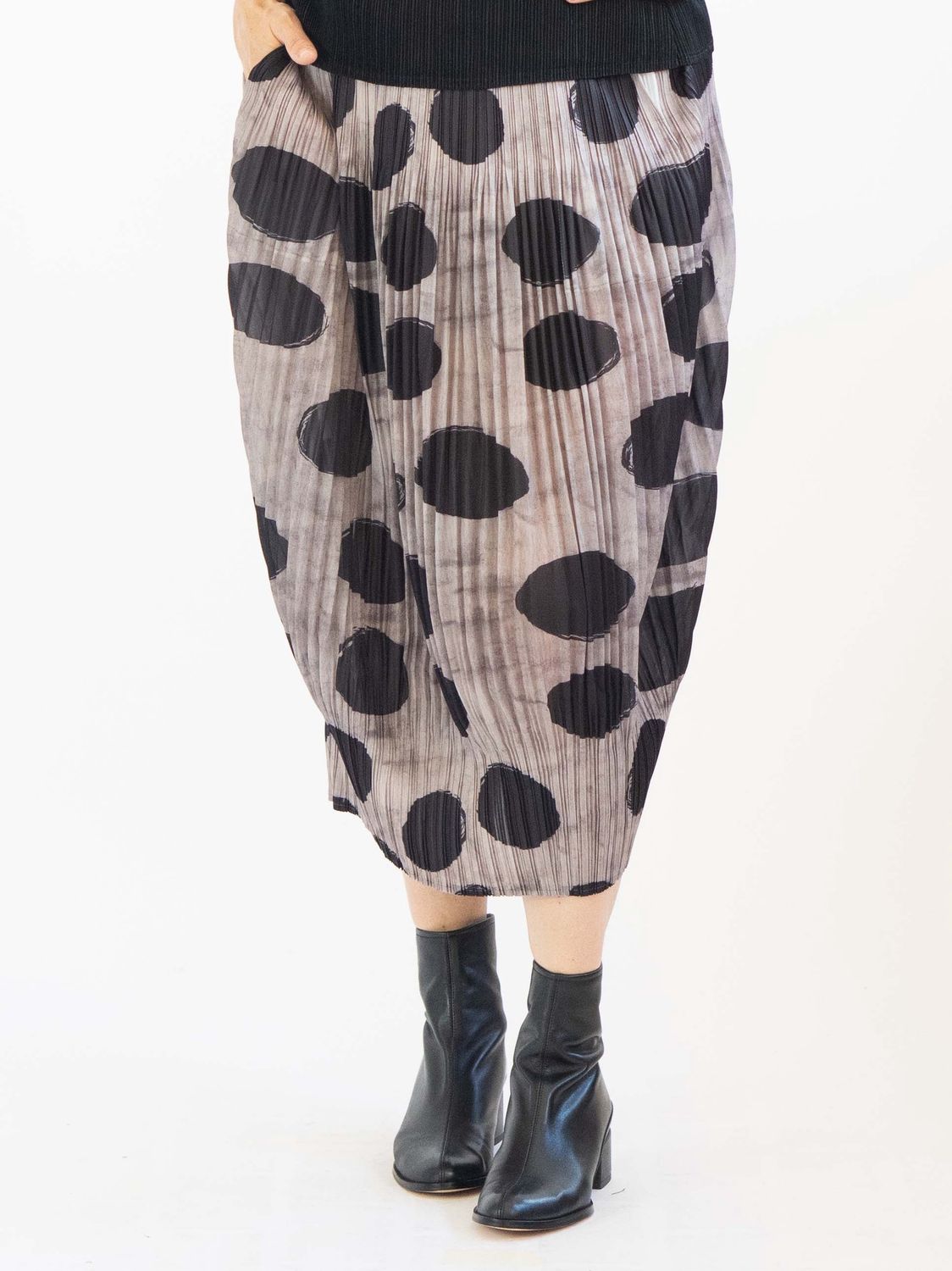 Polka Dot Maxi Skirt