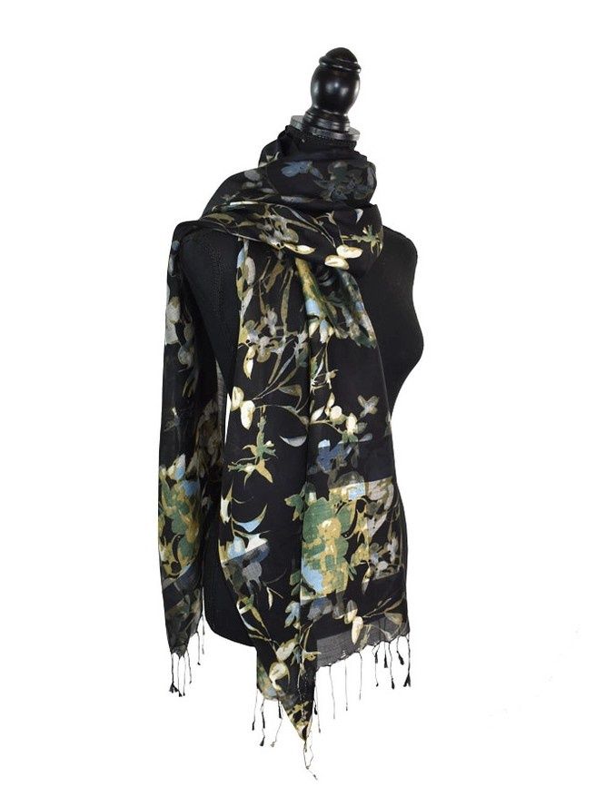 Abram Silk Scarf (multiple colors)