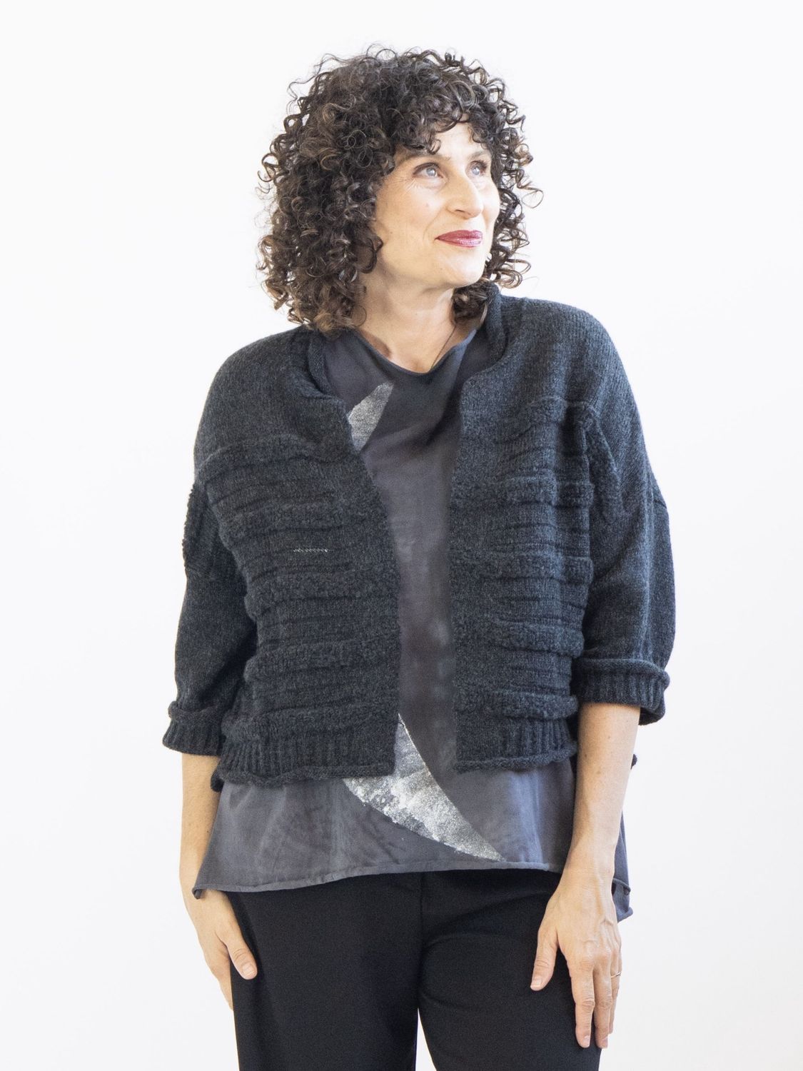 Tubed Open Cardigan