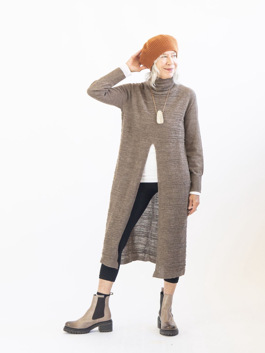 Fly Away Split Back Sweater